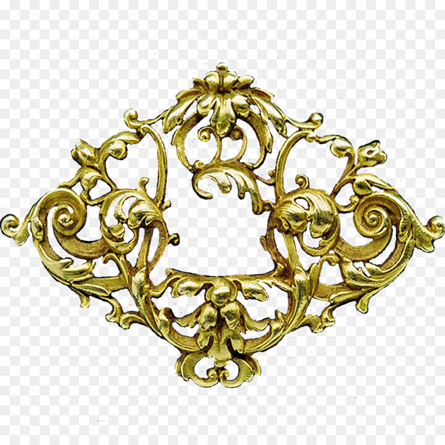 In Filigrana D'Oro, Gioielli In Stile Art Nouveau - spilla