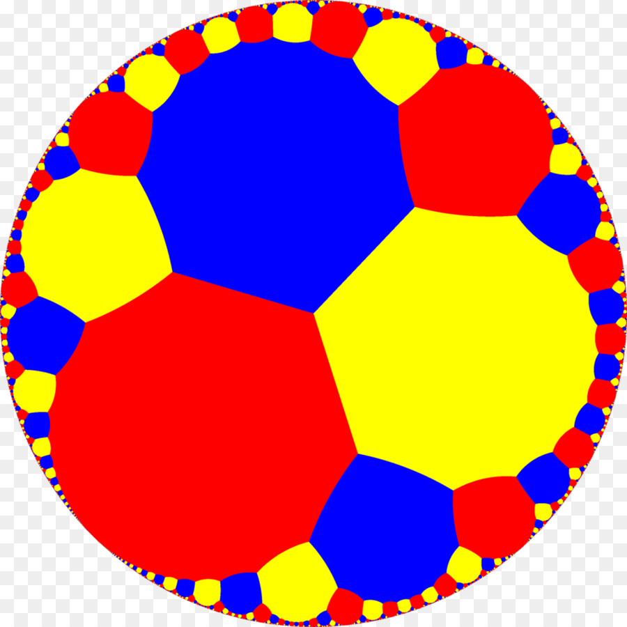 La simmetria della geometria Iperbolica Piano Cerchio a Mosaico - 7