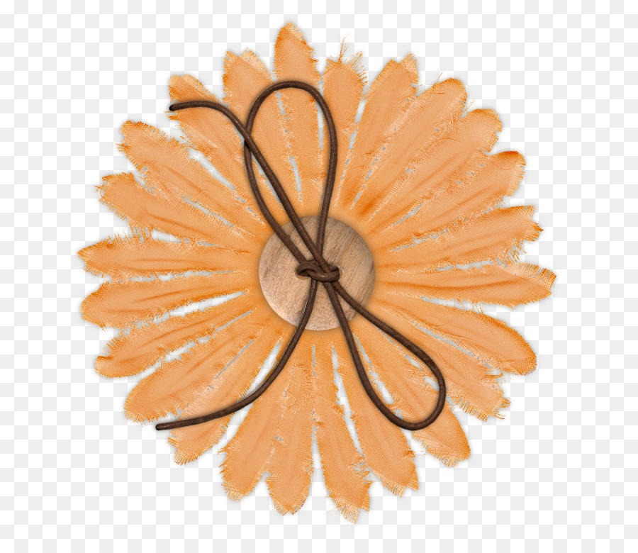 Flower Clip Art - orange Blume