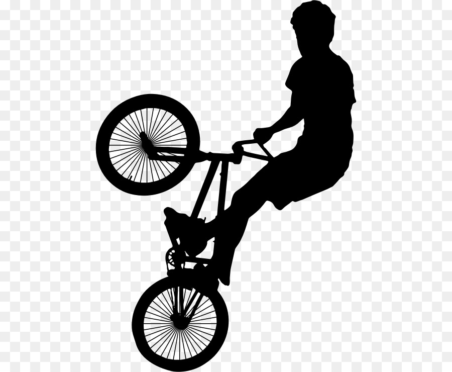BMX bike Silhouette Bicycle Clip-art - Bmx