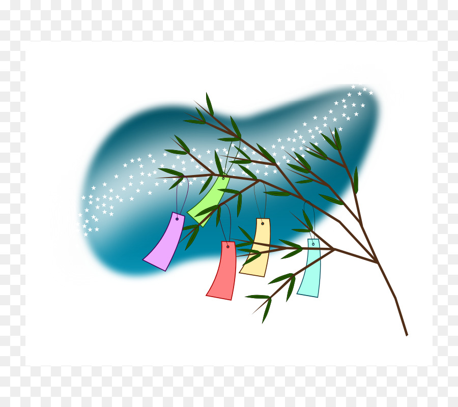 Wünsche Tanabata-Baum Clip art - Milchstraße