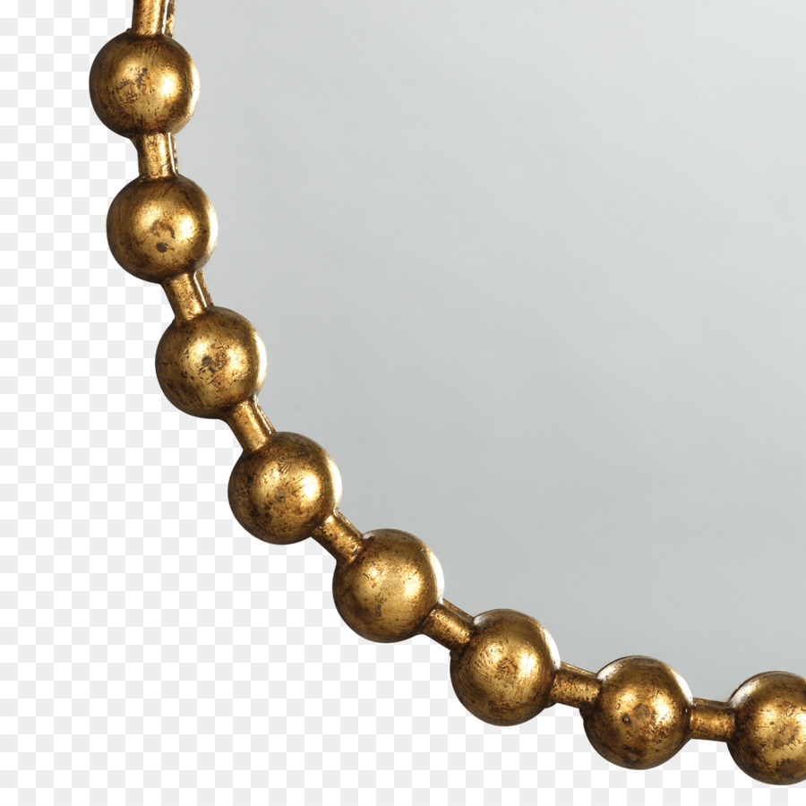 Spiegel Gold-Kugel-Kette aus Metall - Goldkette