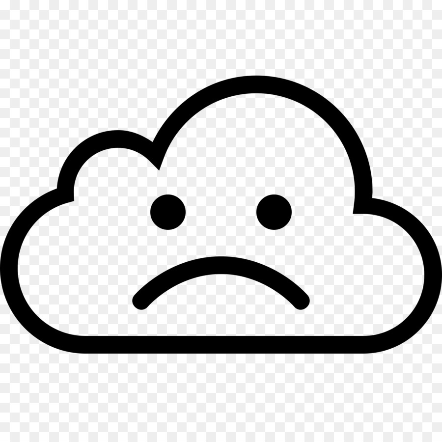 Icone del Computer Cloud computing Caricare Cloud storage Scaricare - triste