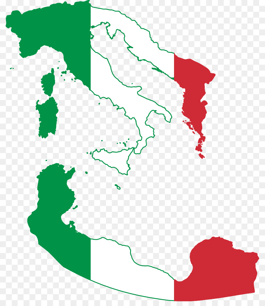 Flagge von Italien italienischen Reich Karte Flagge von Italien - Italien Flagge
