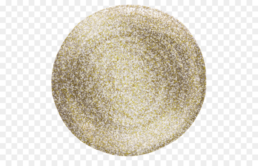 Gel-Nägel-Glitter Maniküre - Blattgold