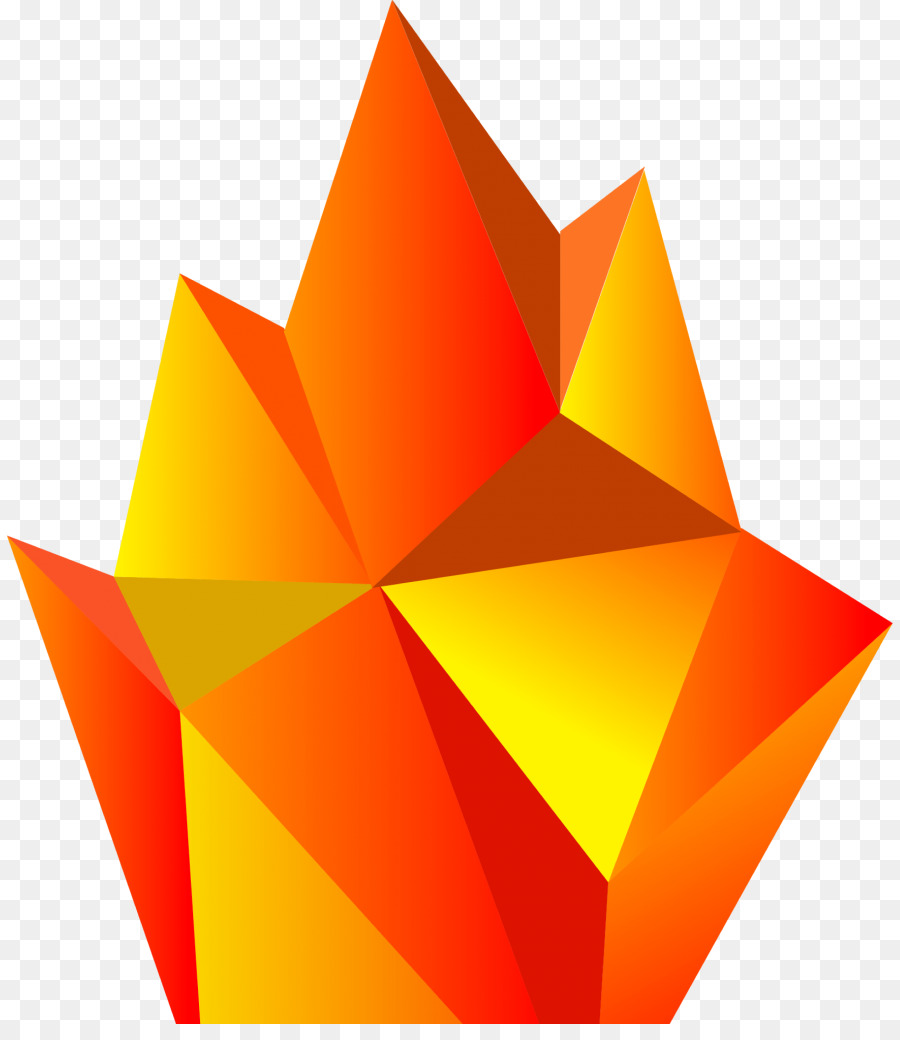Feuer Low-poly Flamme Kreativität - Low poly