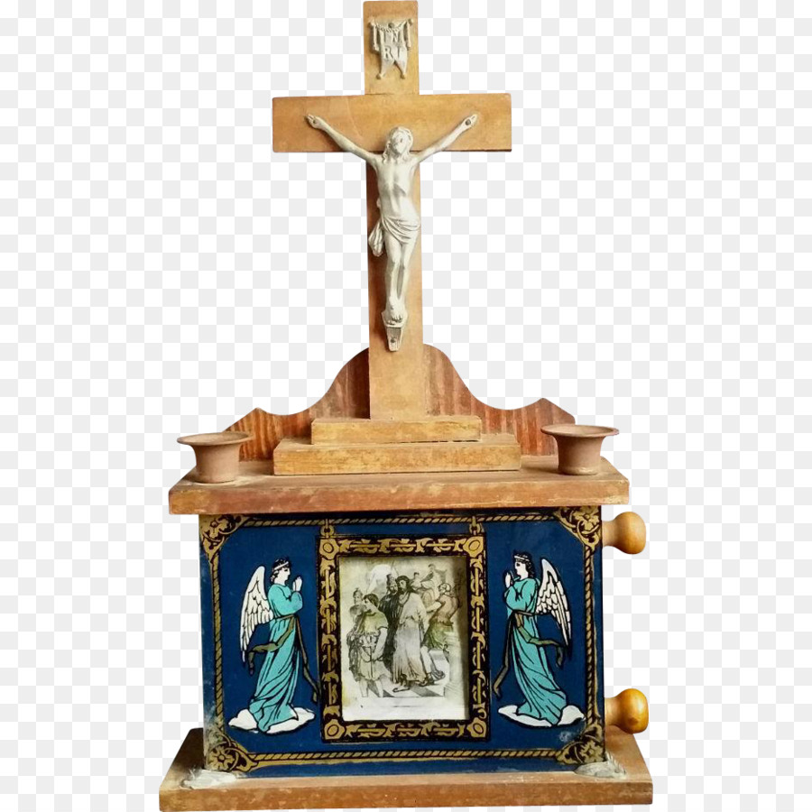 Crocifisso Stazioni della Croce altare a Casa croce Cristiana - Altare
