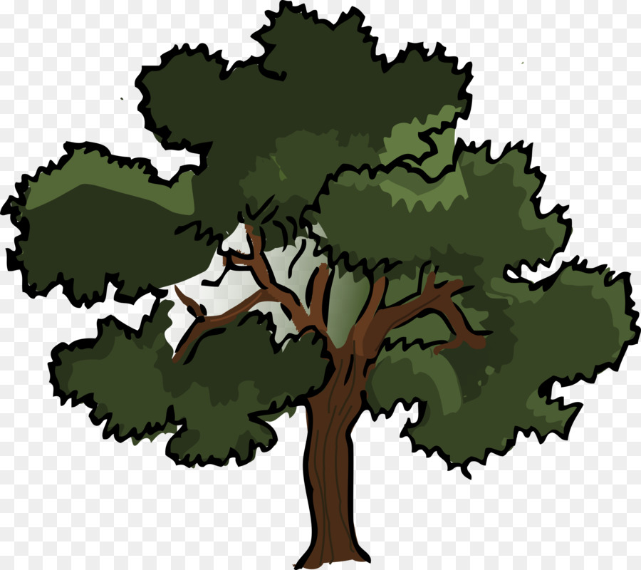 Oak Tree Clip Art - cartoon Baum