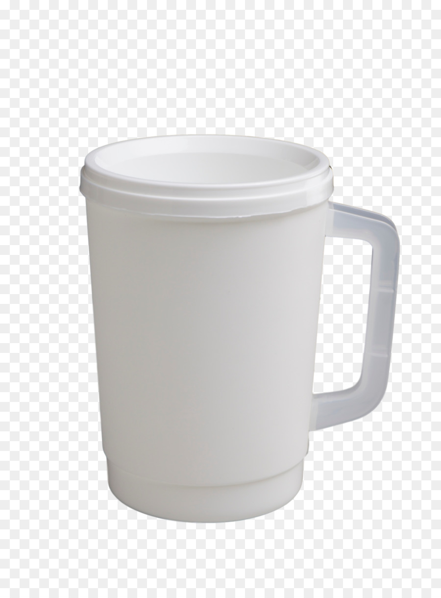 Becher-Deckel-Kaffee-Tasse Kunststoff Geschirr - Becher