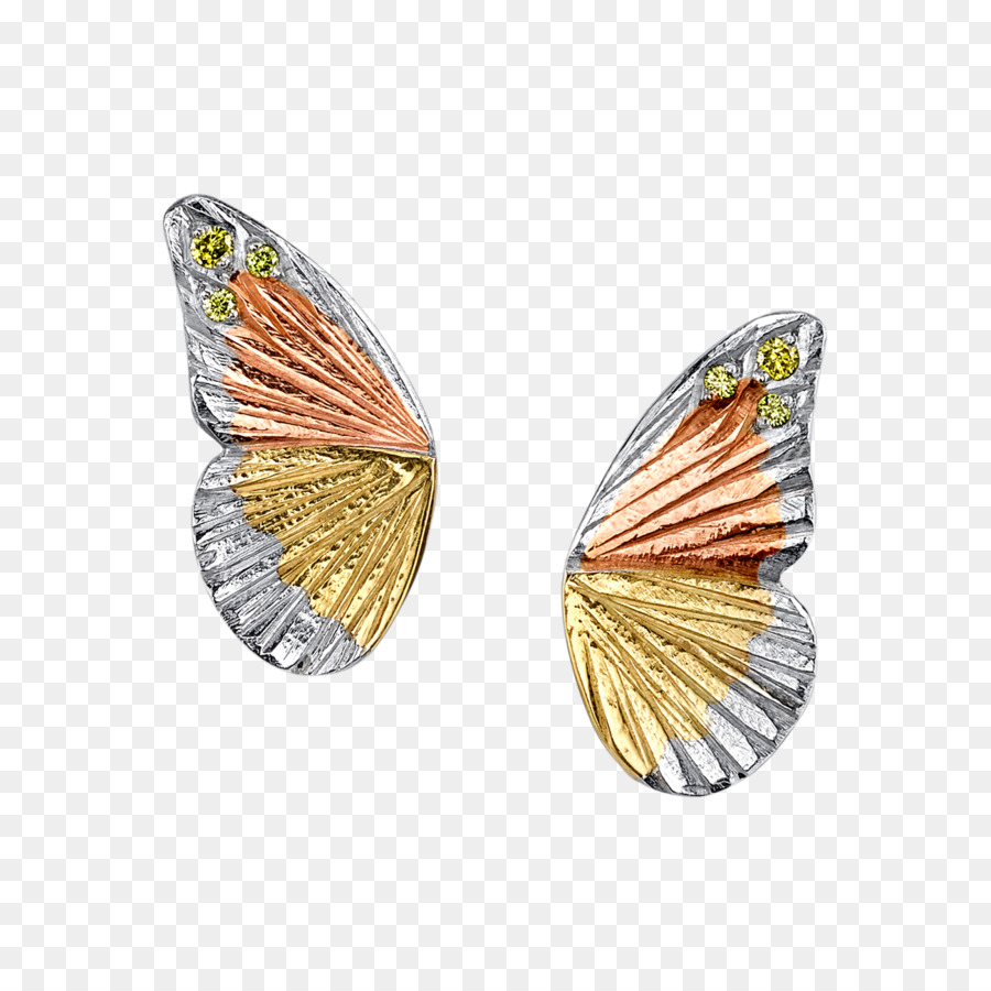 Ohrring Schmetterling Schmuck Gold Halskette - Albatross