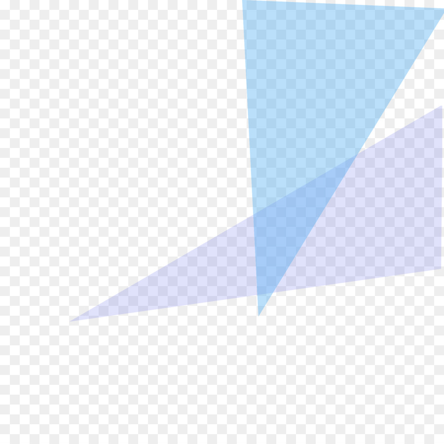 Blaues Dreieck-Logo - Hellblau
