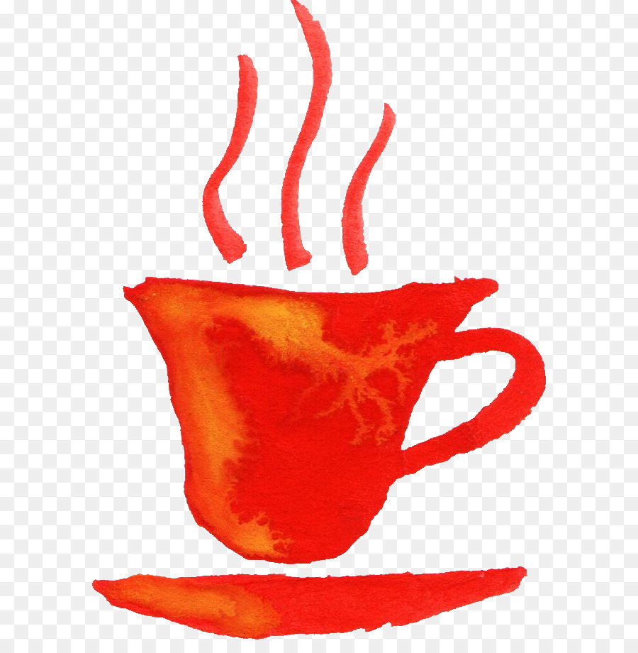 Cốc cà phê Coffee bean Clip nghệ thuật - màu nước trà