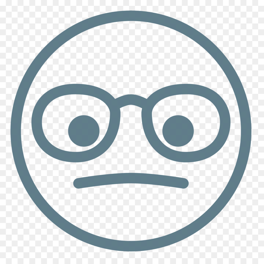Icone Del Computer Nerd Emoticon Emoji Emoticon - Nerd