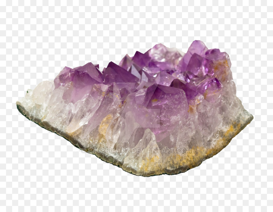 Ametista pietra preziosa di Cristallo di Roccia - minerale