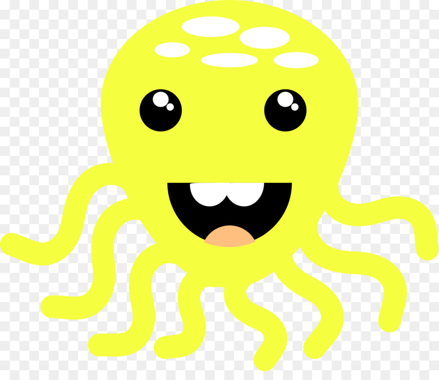 Octopus-Emoticons Smileys Cartoon Clip art - Krake