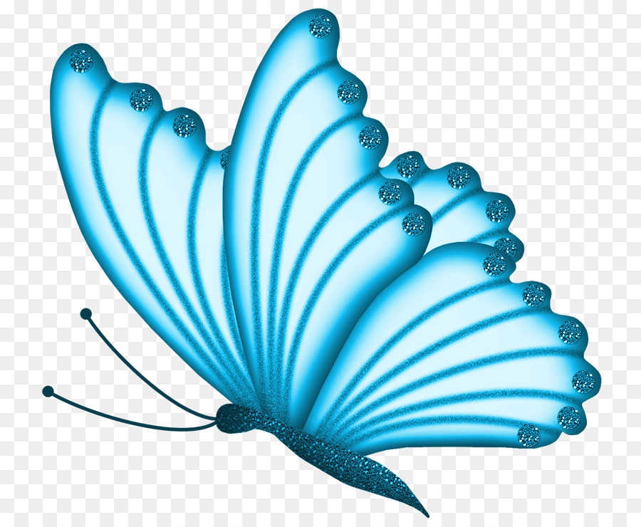 Farfalla Rosa Clip art - farfalla blu