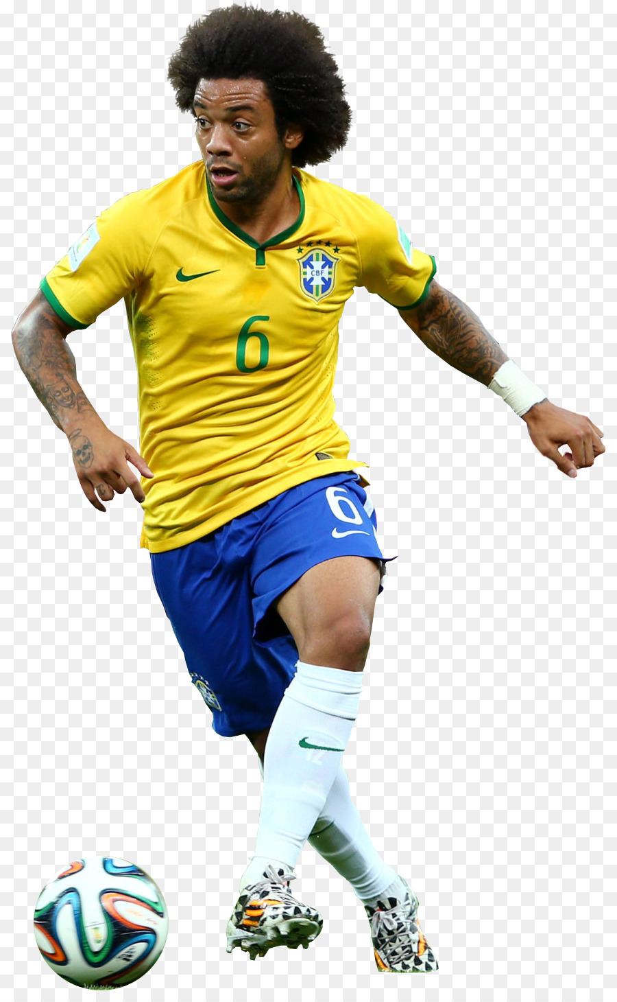 Marcelo Vieira Brazil national football team, Football-Spieler, Sport-Rendering - Brasilien