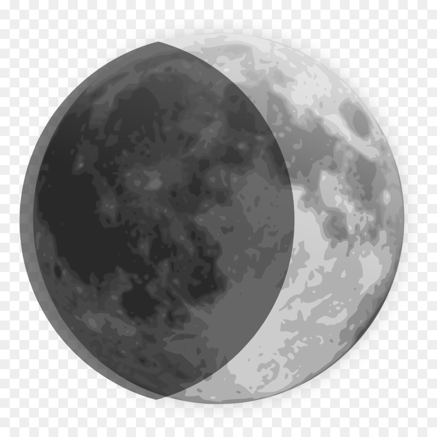 Vollmond Mondphase Neumond Clip-art - Mondphase