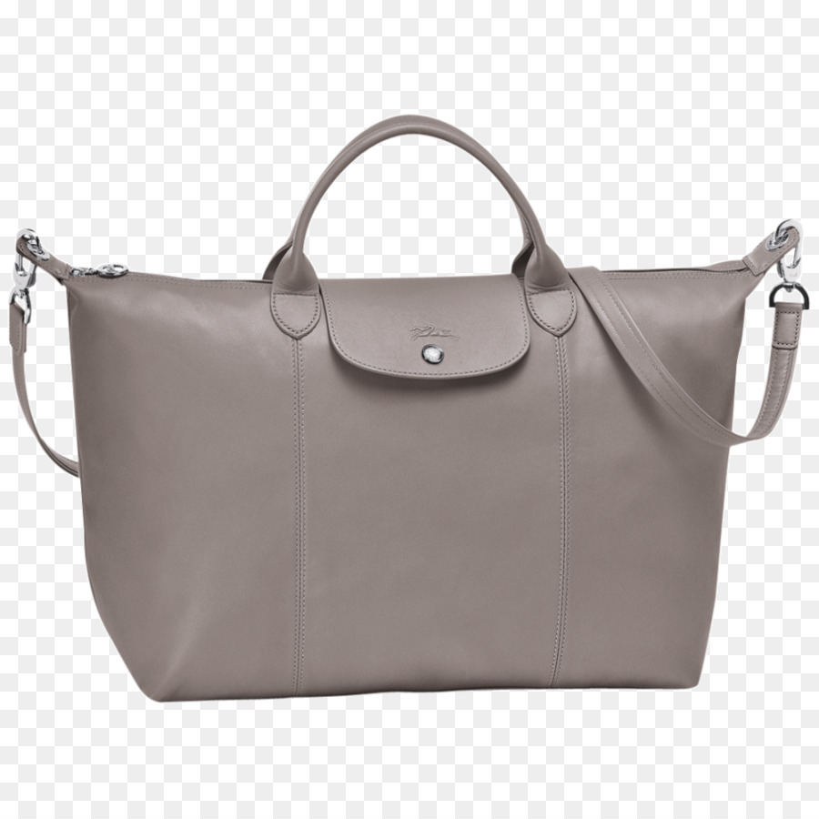 Handtasche Longchamp Tasche Leder - Kiesel
