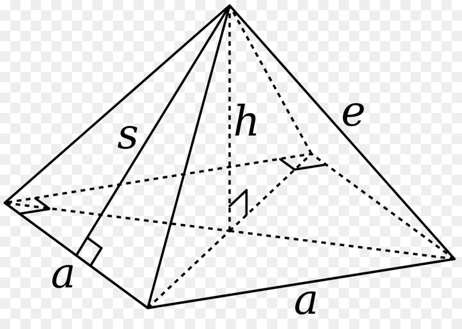 Quadratische Pyramide-Oberfläche Rand Abgeschnittene Oktaeder - Pyramide