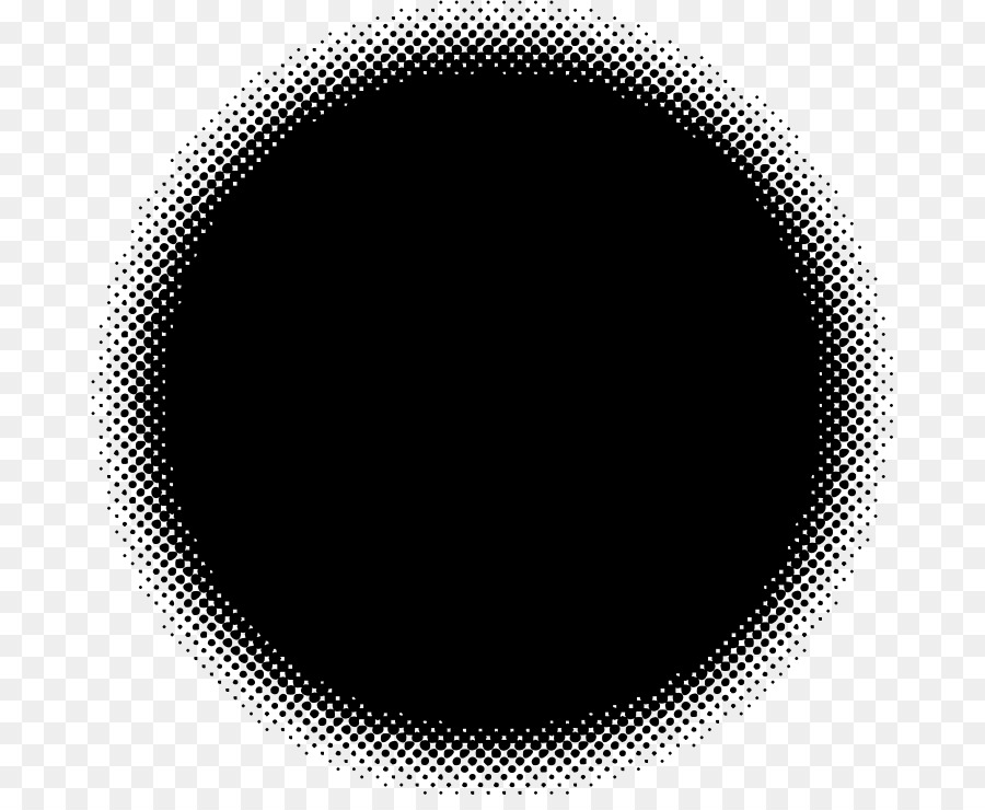 Schwarz und weiß Monochromen Fotografie Kreis - Halbton