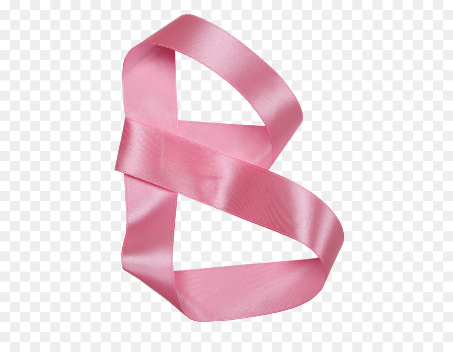 Brief Band Typografie Alphabet Schriftart - Pink Ribbon