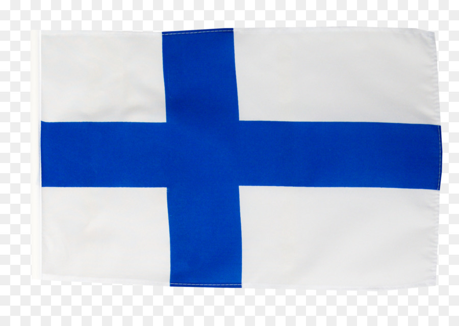 Blu cobalto Elettrico Bandiera blu Rettangolo - Finlandia