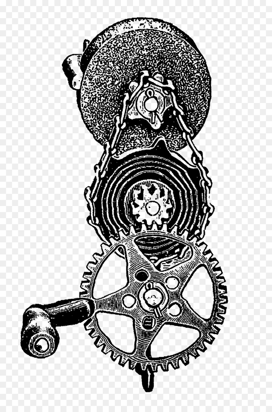 Getriebe Zeichnung Clip art - Steampunk Getriebe