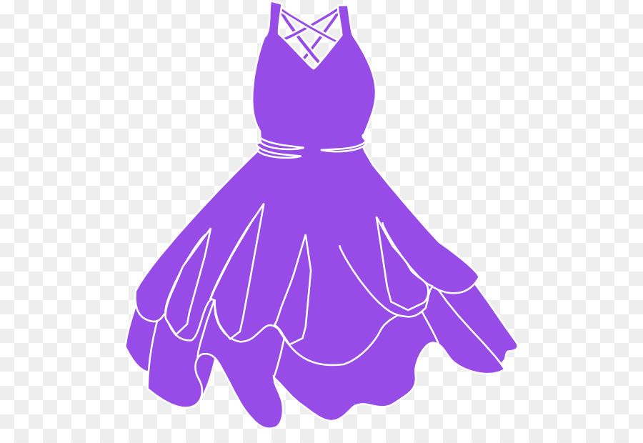 Kleid Lila Bekleidung Clip art - Kleid