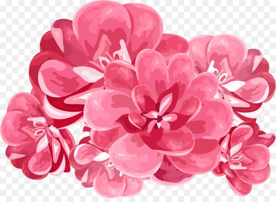 Hoa Màu nước sơn Clip nghệ thuật - hoa mẫu đơn