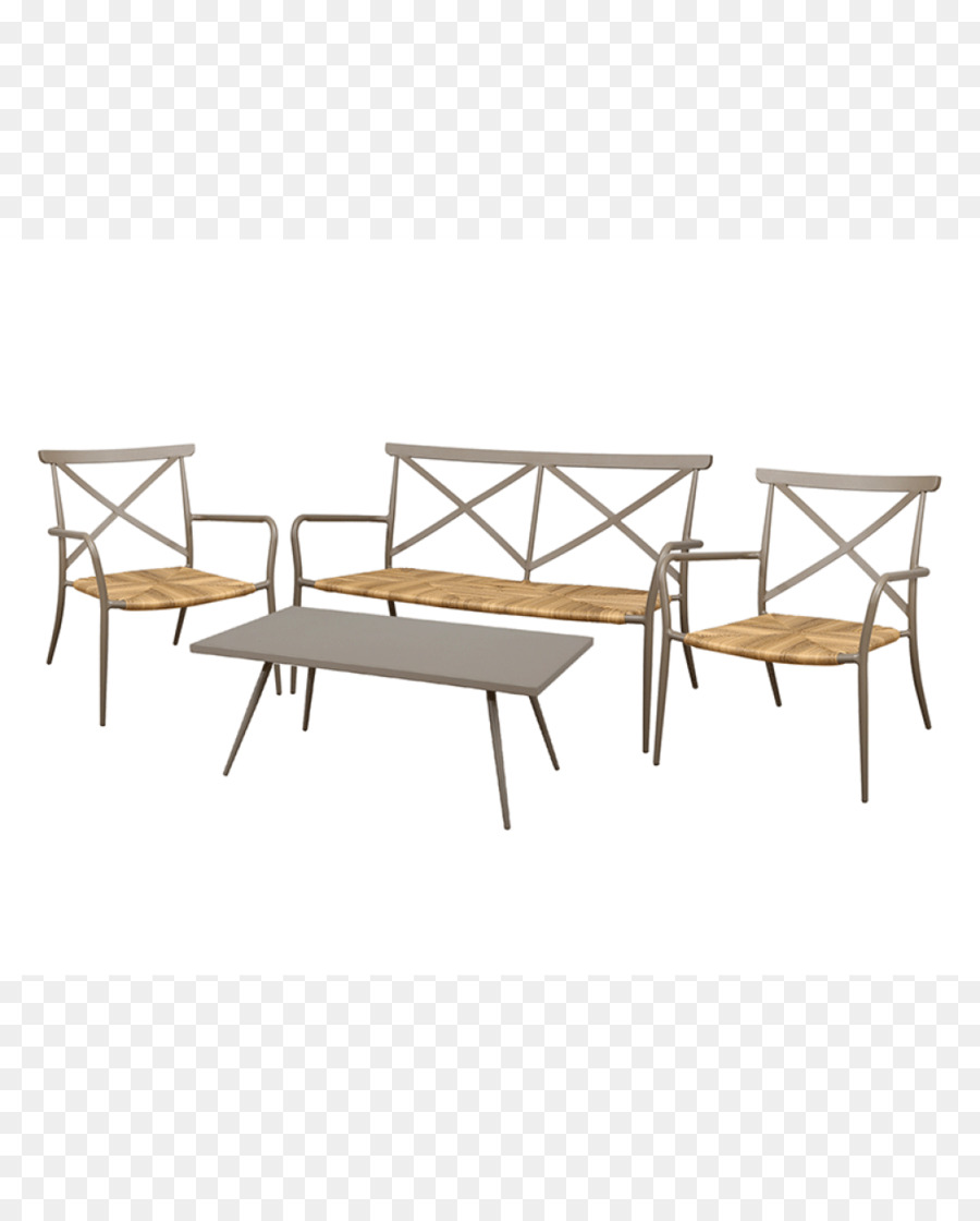 Tisch Gartenmöbel Couch Rattan - Couchtisch