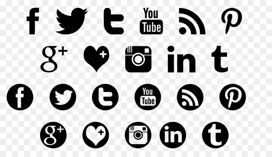 Sociale, media, Icone del Computer servizio di Social network Blog - icone sociali
