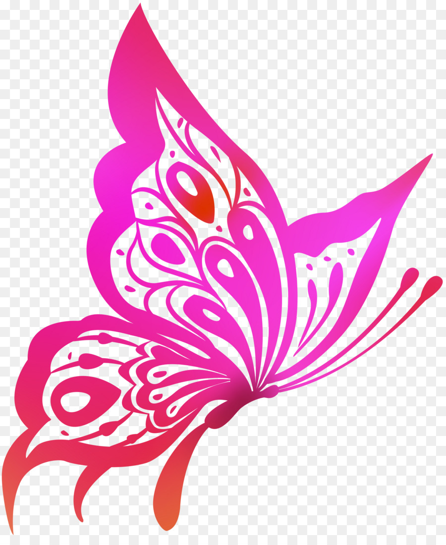Sfondo del Desktop Clip art - Farfalla Rosa