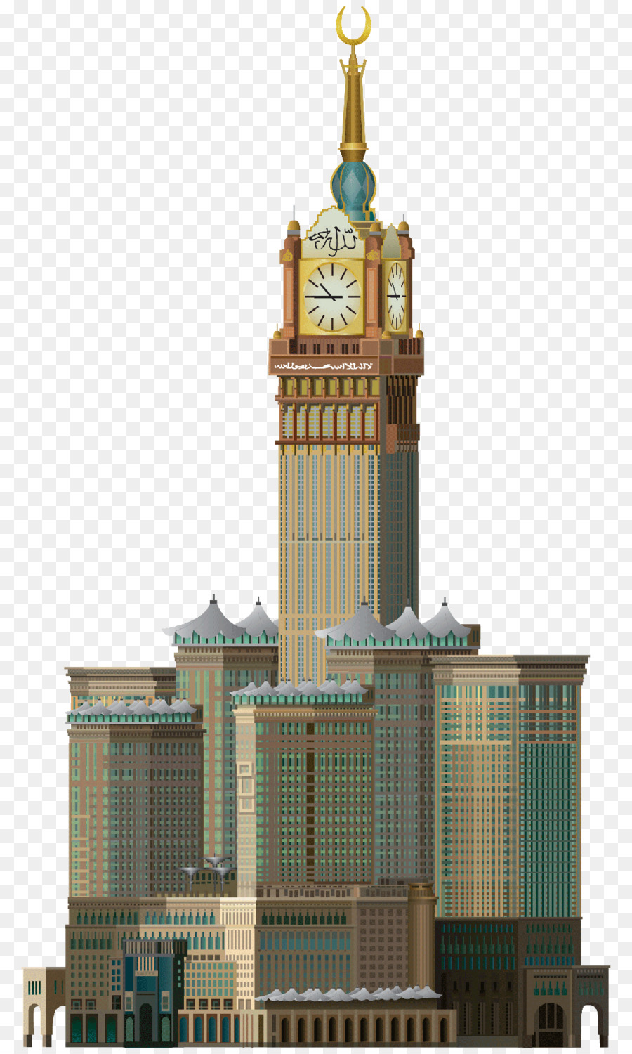 Abraj Al Bait, Mekka Royal Clock Tower Hotel Willis Tower Burj Khalifa Taipei 101 - Burj Khalifa