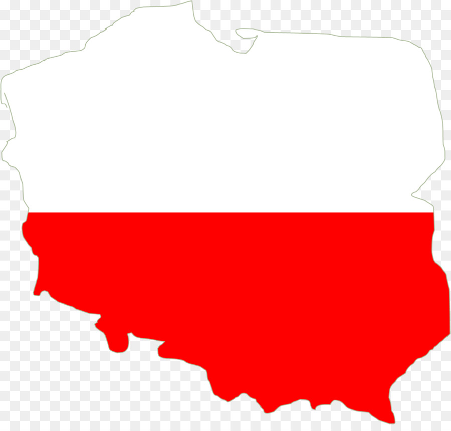 Flagge Polen, Fahne Polen-Auto-Aufkleber - Polen