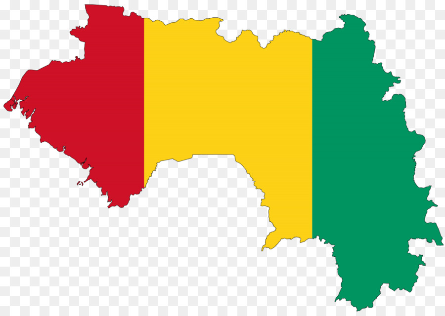 Guinea-Bissau Bandiera della Guinea Mappa - Paese