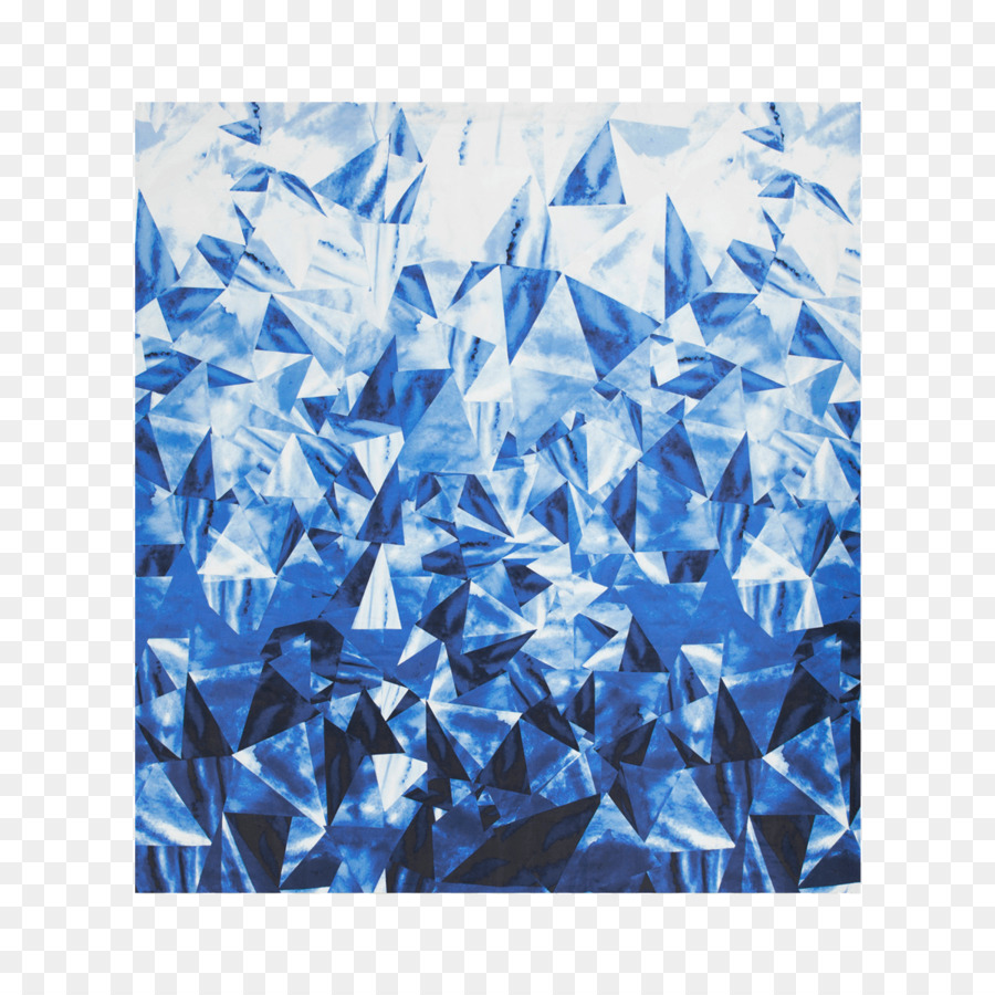 Piumino Trapunta Lenzuola di Seta piumino - geometrici blu