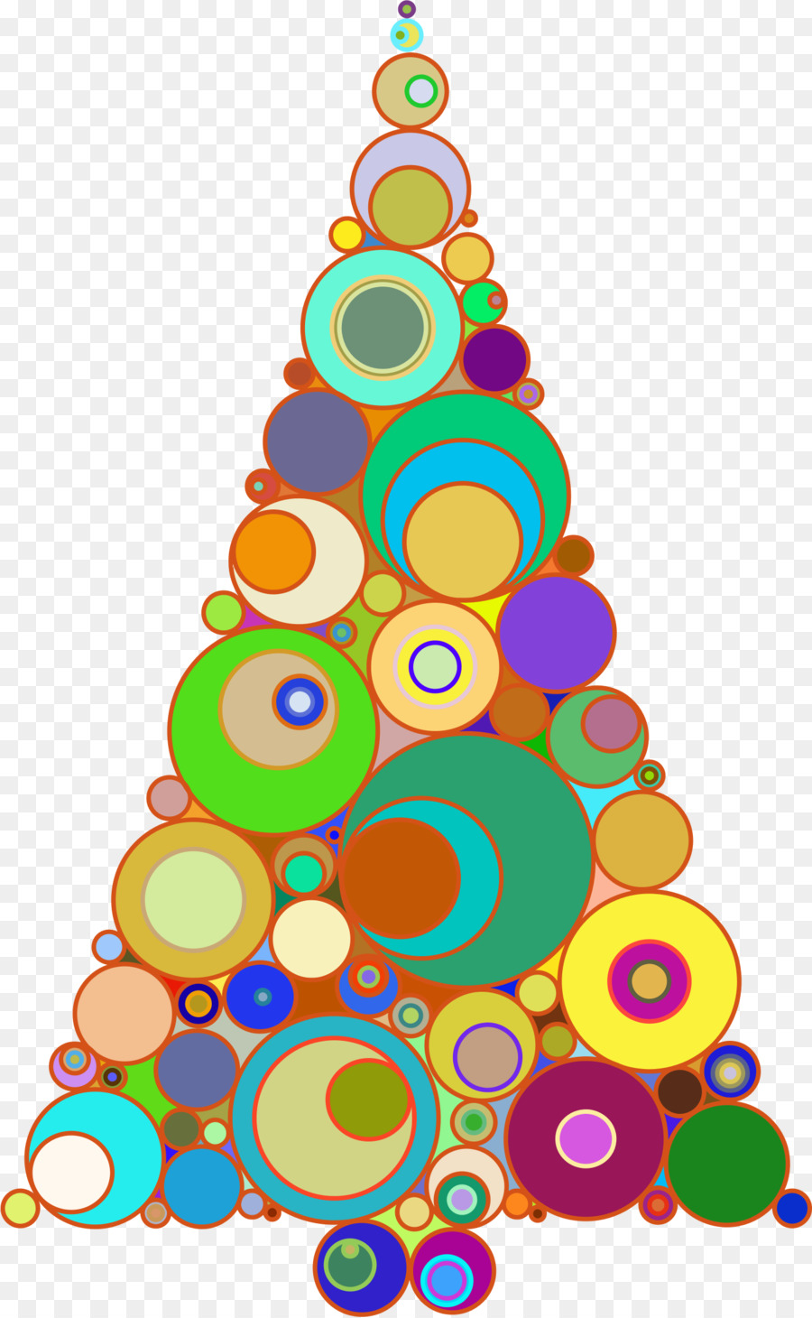 Weihnachtsbaum, Abstrakt, clipart - Circle Abstract