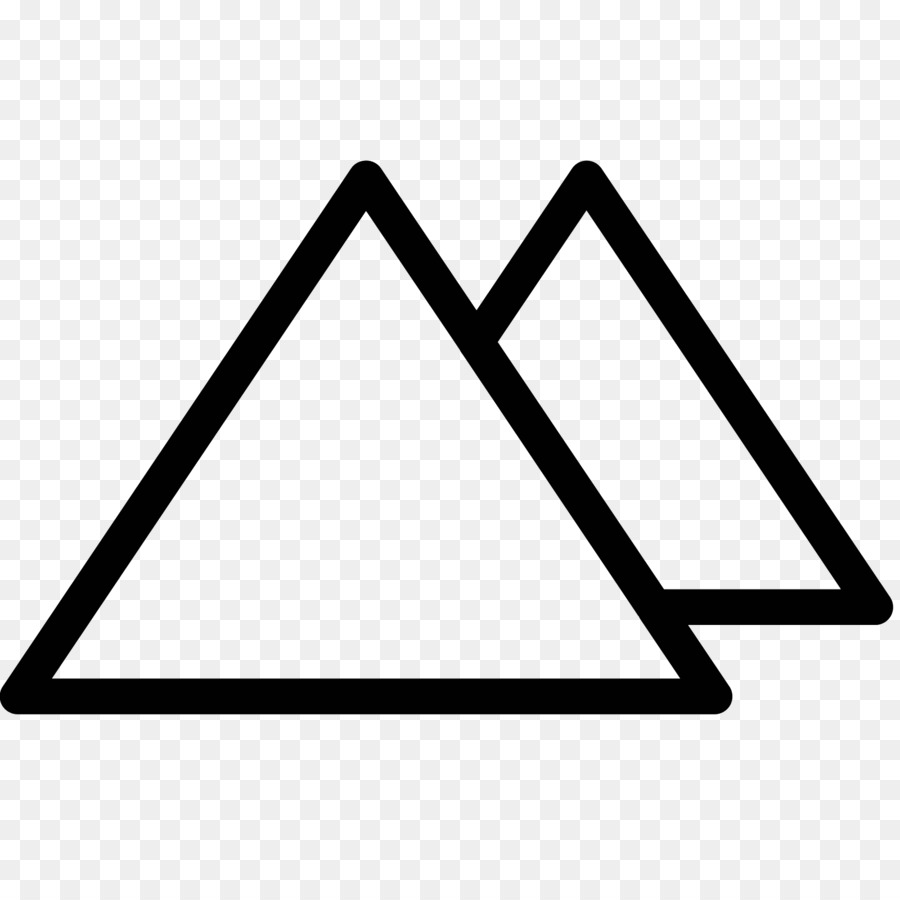 Icone Del Computer Piramide - piramide