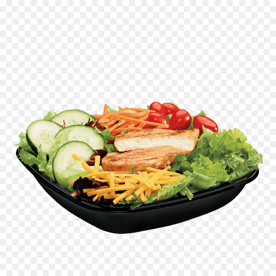 Salad gà, bánh mì Nướng Jack Trong Hộp - gà chiên giòn