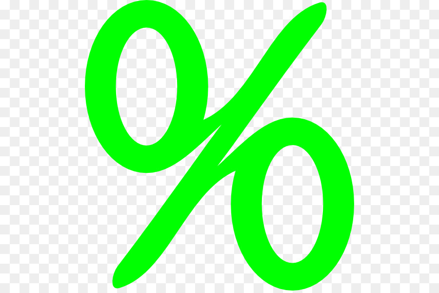 Segno di percentuale di Percentuale di Clip art - percento
