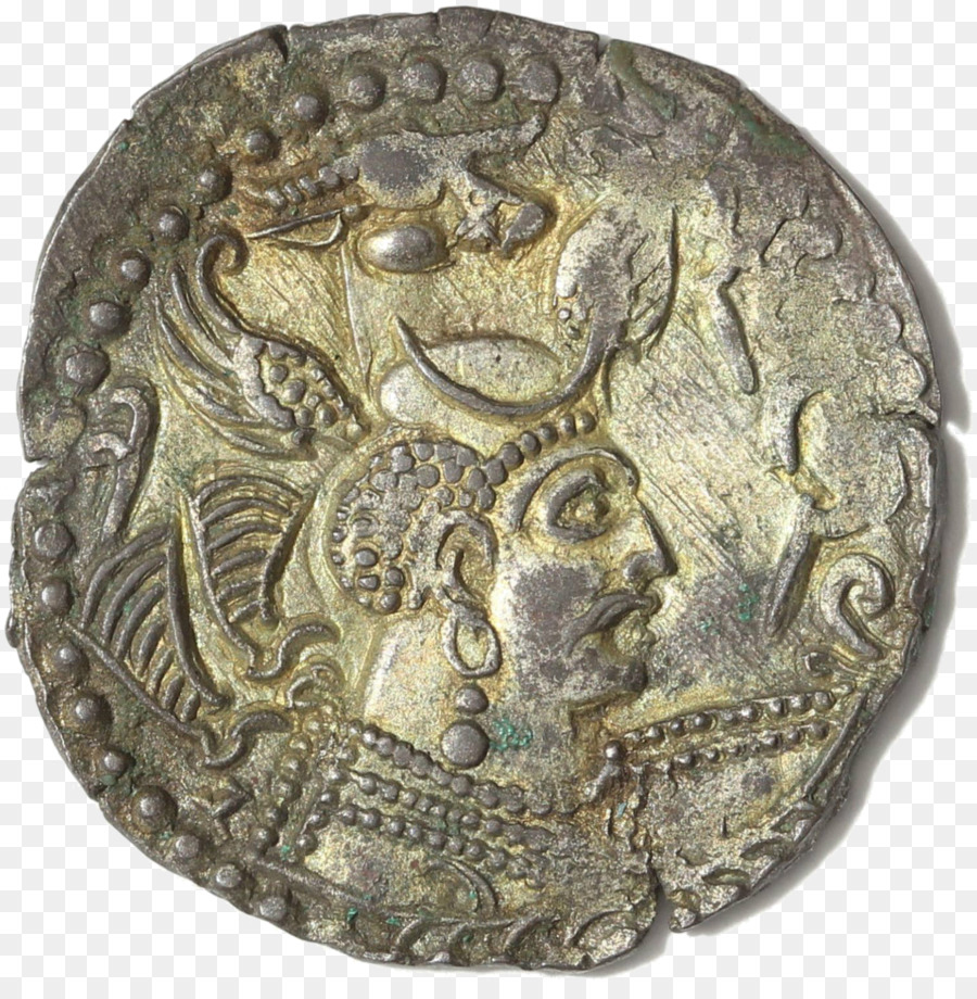 Ghazni Nezak Unni Moneta Dram Billon - monete d'argento