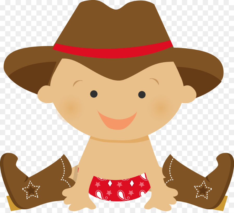 Cowboy Bambino Clip art - riverso