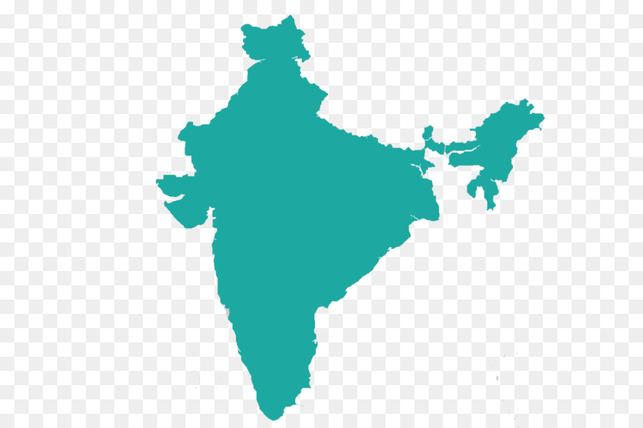 Karte von Indien Stock-Fotografie - Karte von Indien