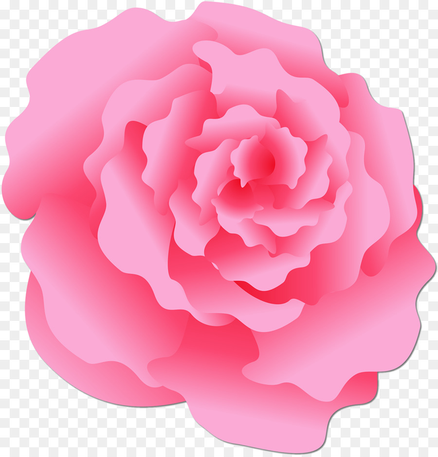 Pink Flower Cartoon png download - 1153*1200 - Free Transparent Damask Rose  png Download. - CleanPNG / KissPNG