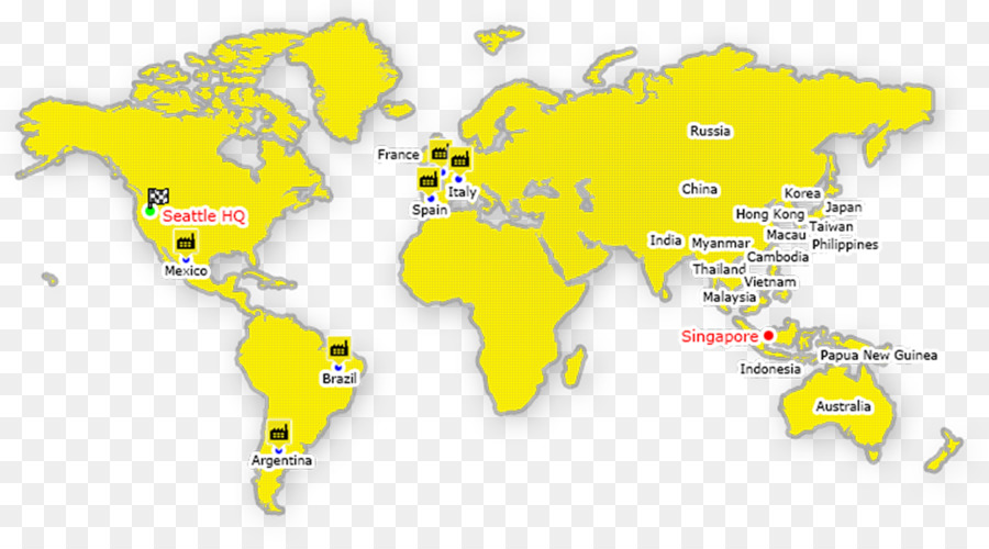 Hong Kong Đảo (Trung quốc) Hoa Kỳ bản đồ thế Giới - nam bản đồ