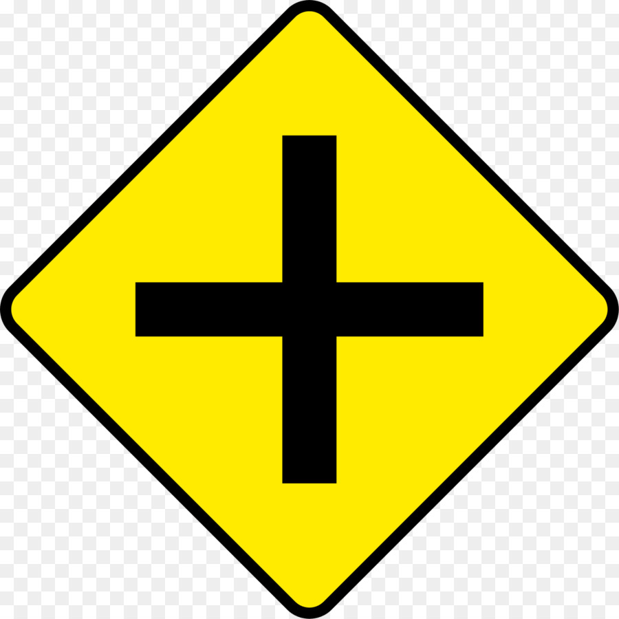 Intersezione segno di Traffico Stradale trivio - strada, segno