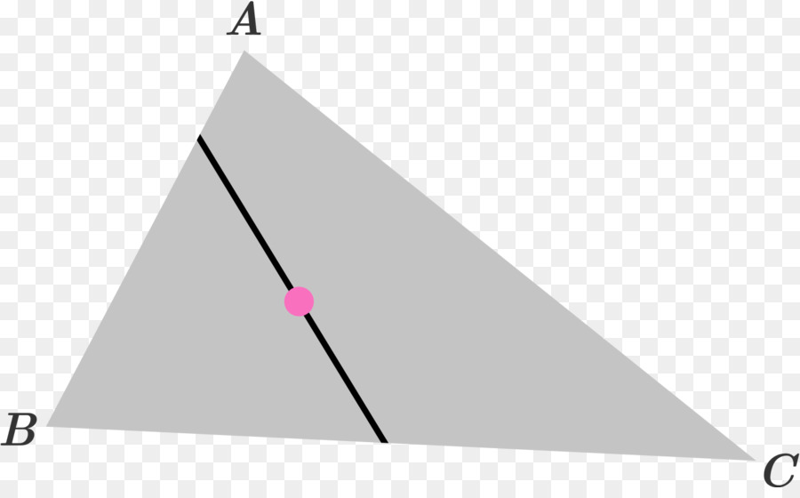 Dreieck Linie Fläche Schwerpunkt Geometrie - Dreieck