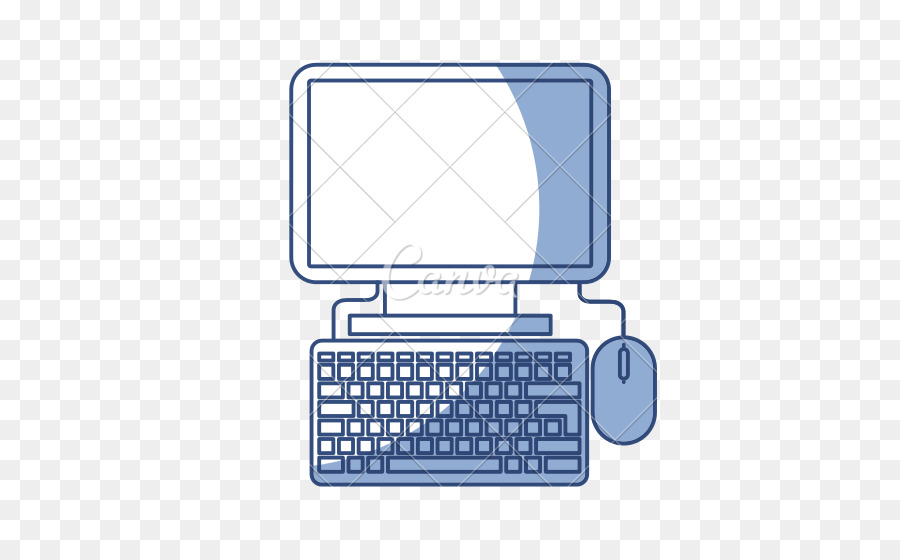 Tastiera del Computer Icone del Computer - computer dei cartoni animati