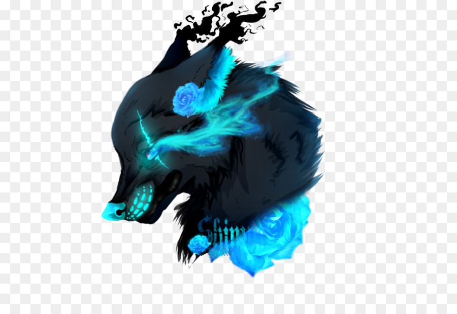 Hund Zeichnung DeviantArt - Blue Wolf